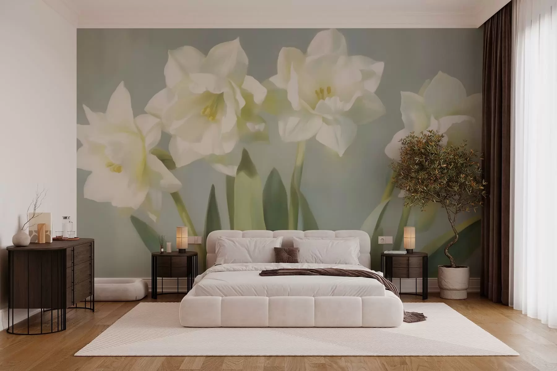 Papier peint photo Fleurs de jonquille w03640