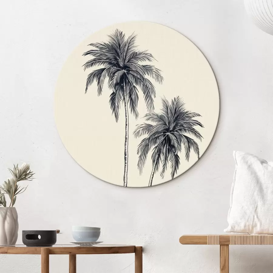  Schilderijen Palmbomen minimalisme r43956