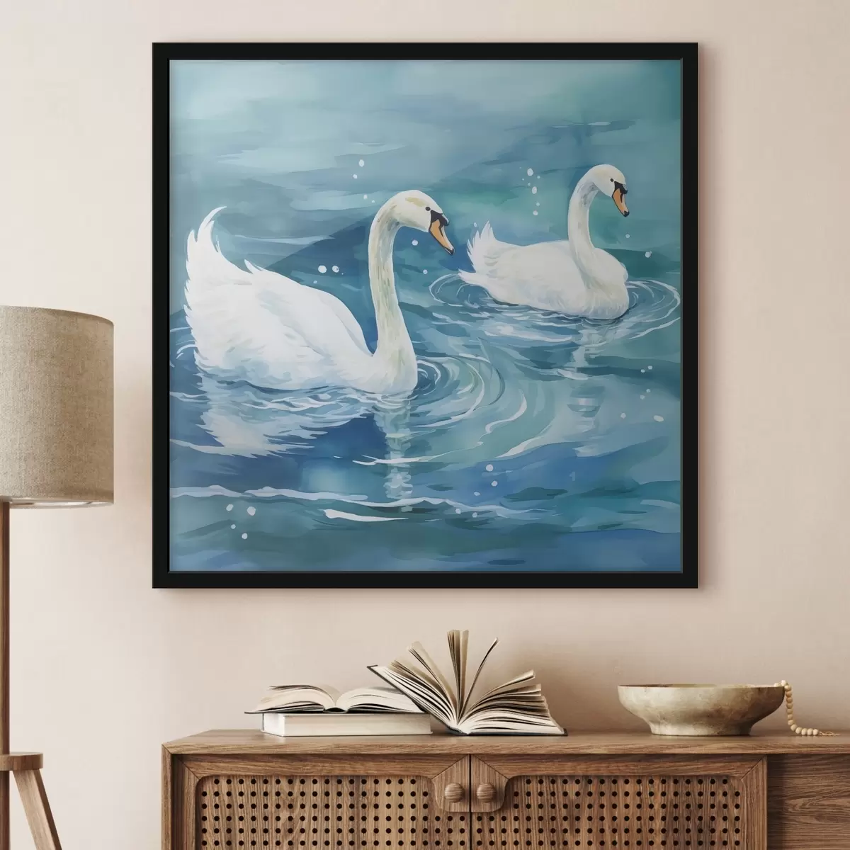 Poster Zwanen f43964