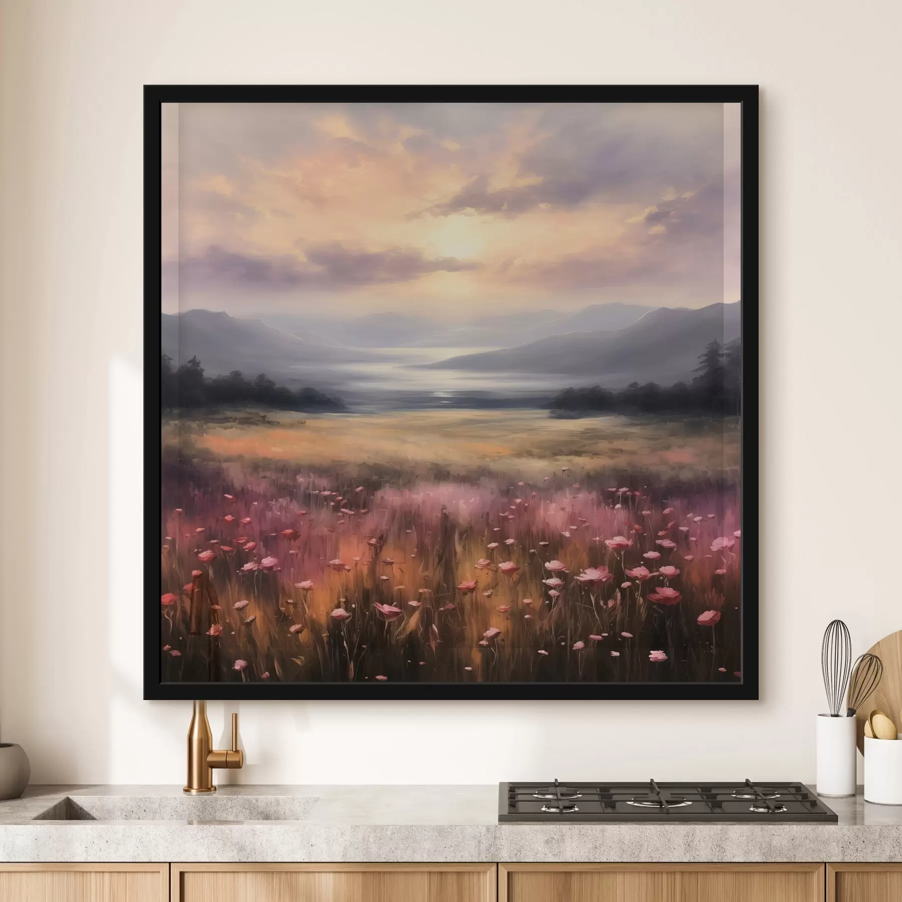 Papier peint photo Champ de fleurs f43950