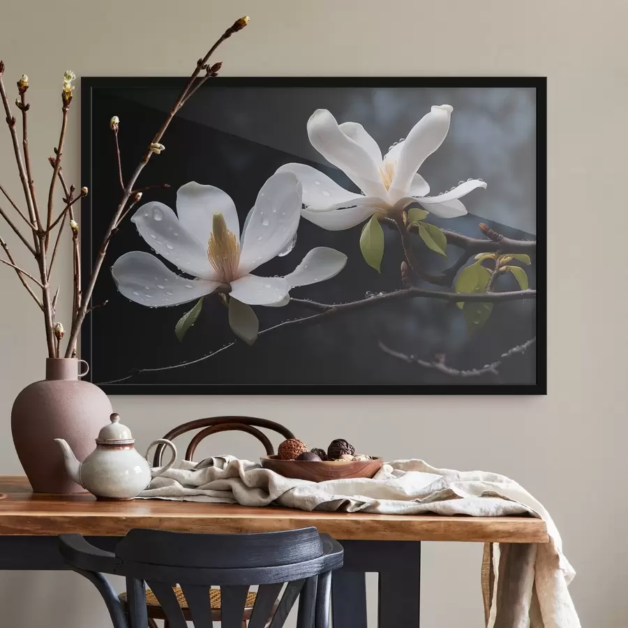 Papier peint photo Fleurs sur les branches f43951