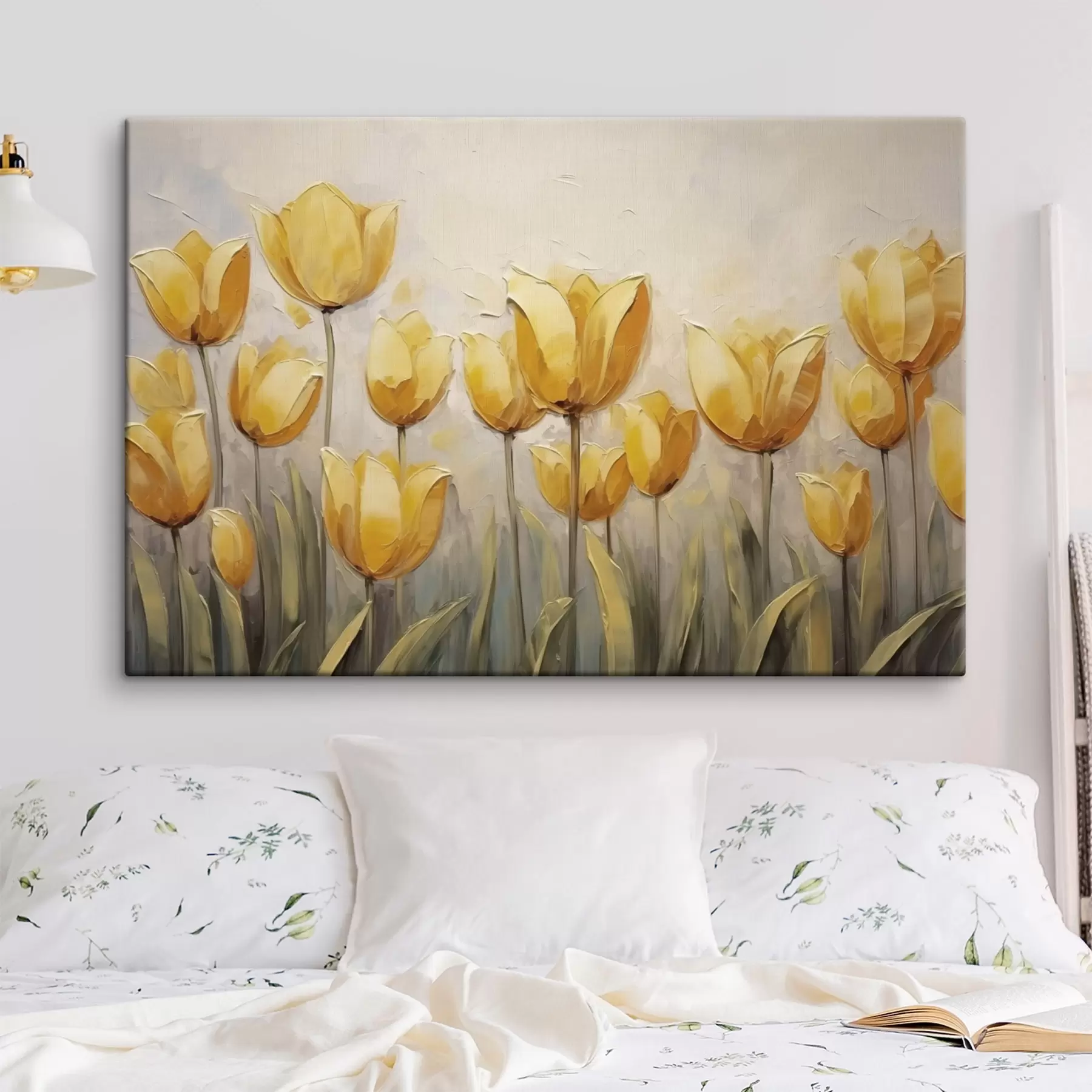 Papier peint photo Tulipes jaunes s43977