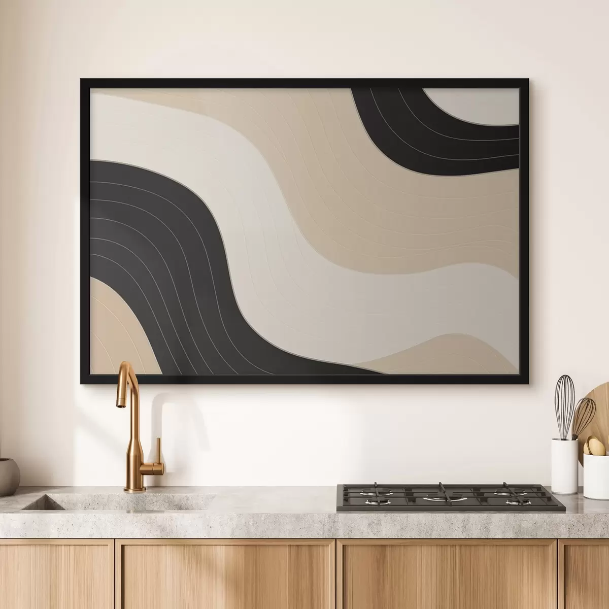 Affiche Vagues abstraites f43981