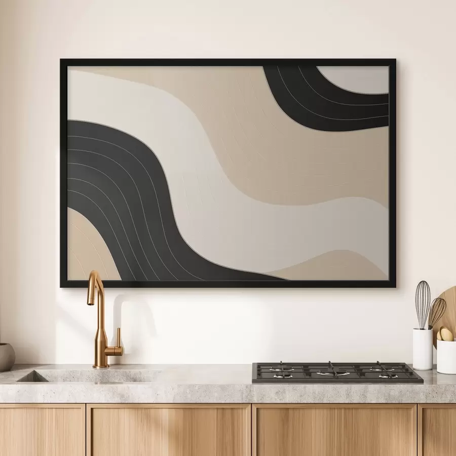 Papier peint photo Vagues abstraites f43981