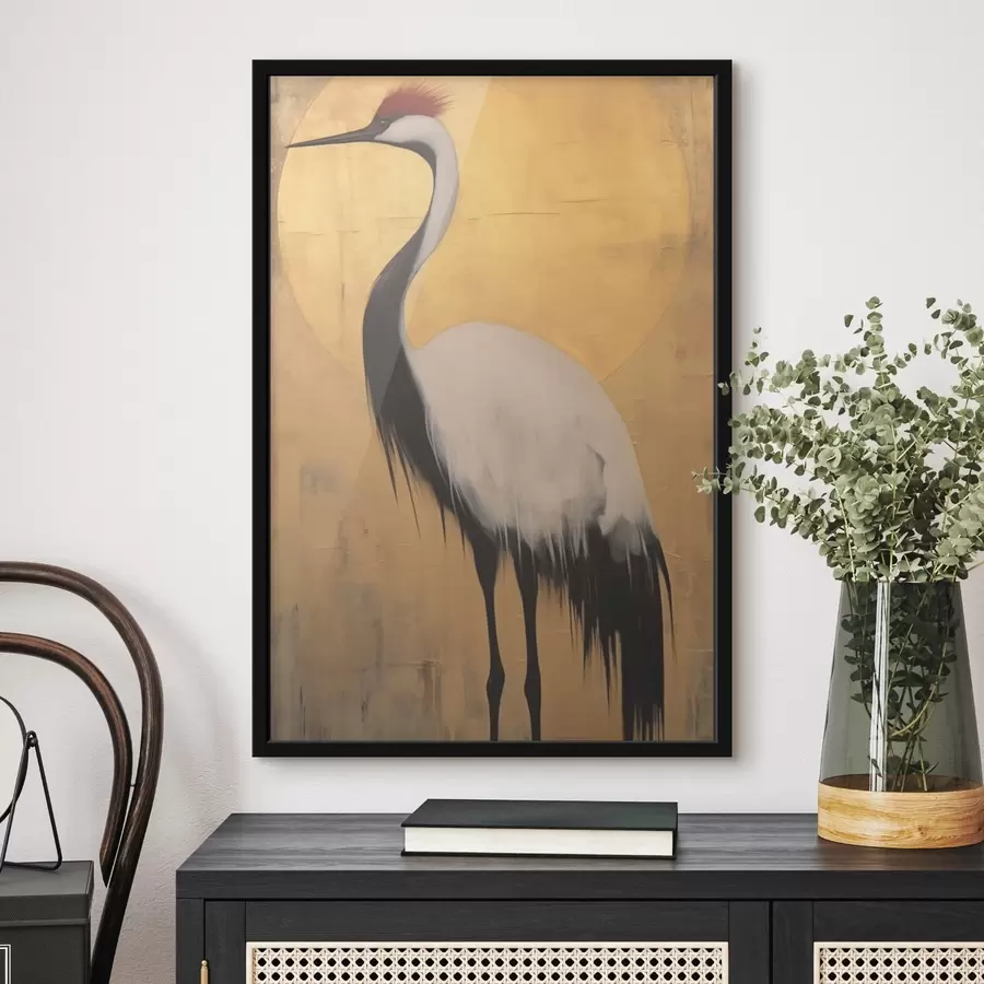 Papier peint photo Grue f43984