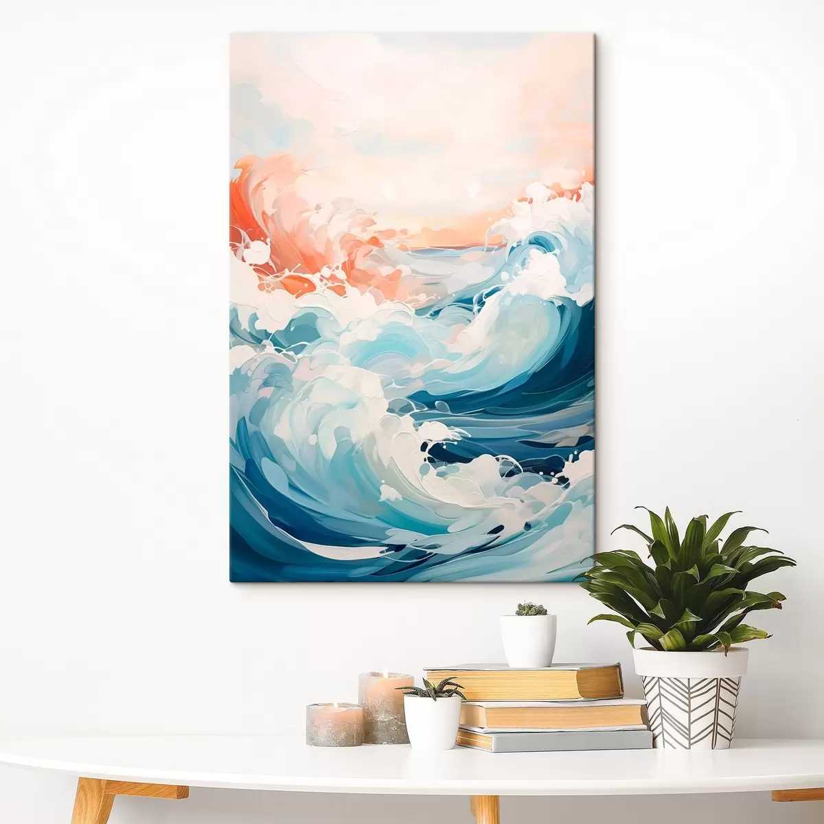  Peintures Vagues sur la mer s44038