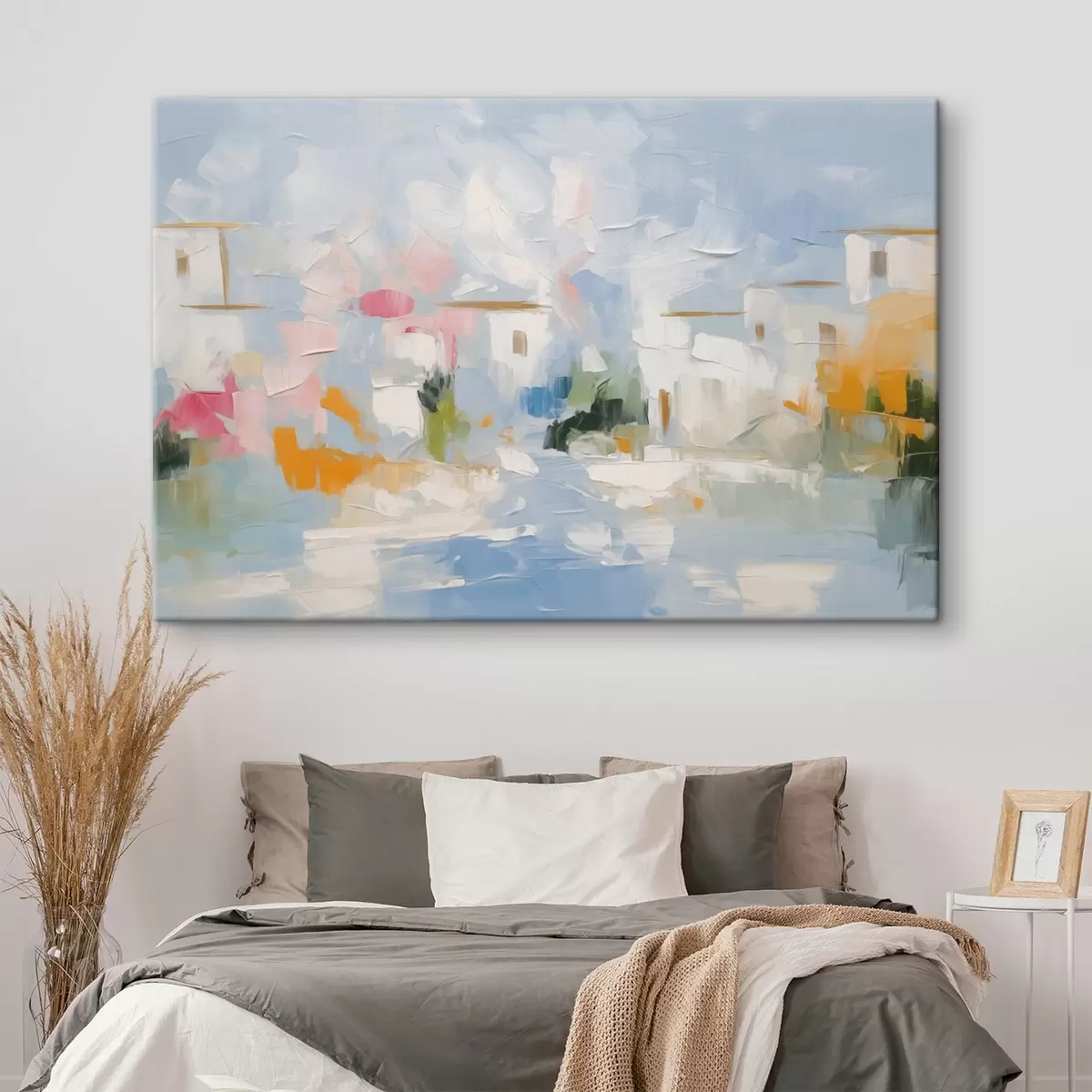  Schilderijen Abstracte huizen s44048