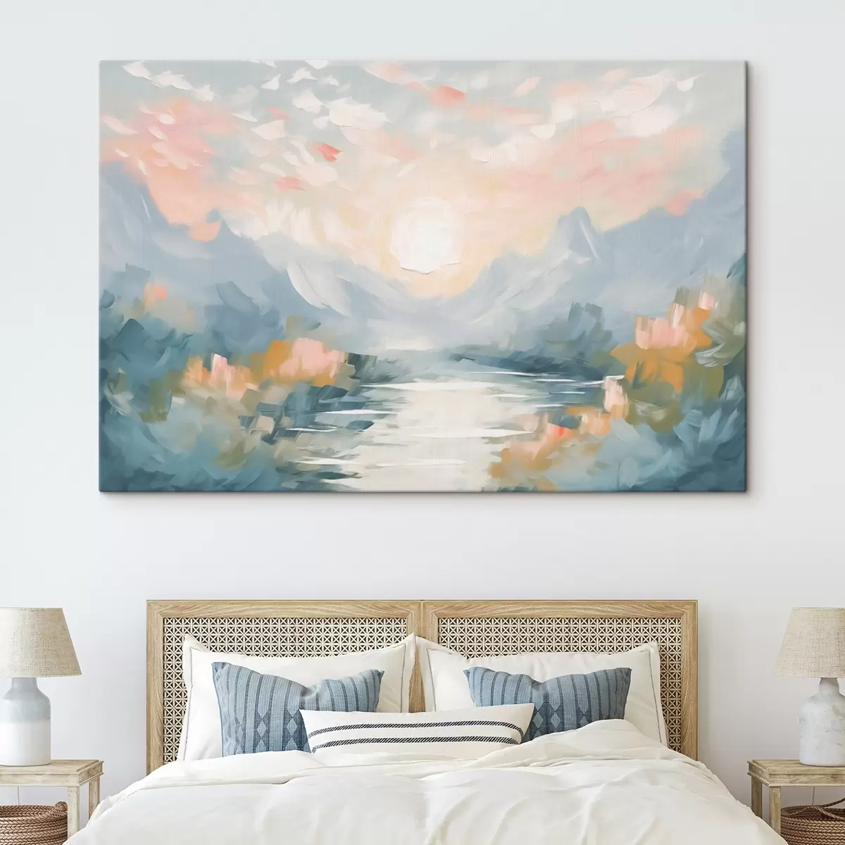  Peintures Abstraction des montagnes s44052