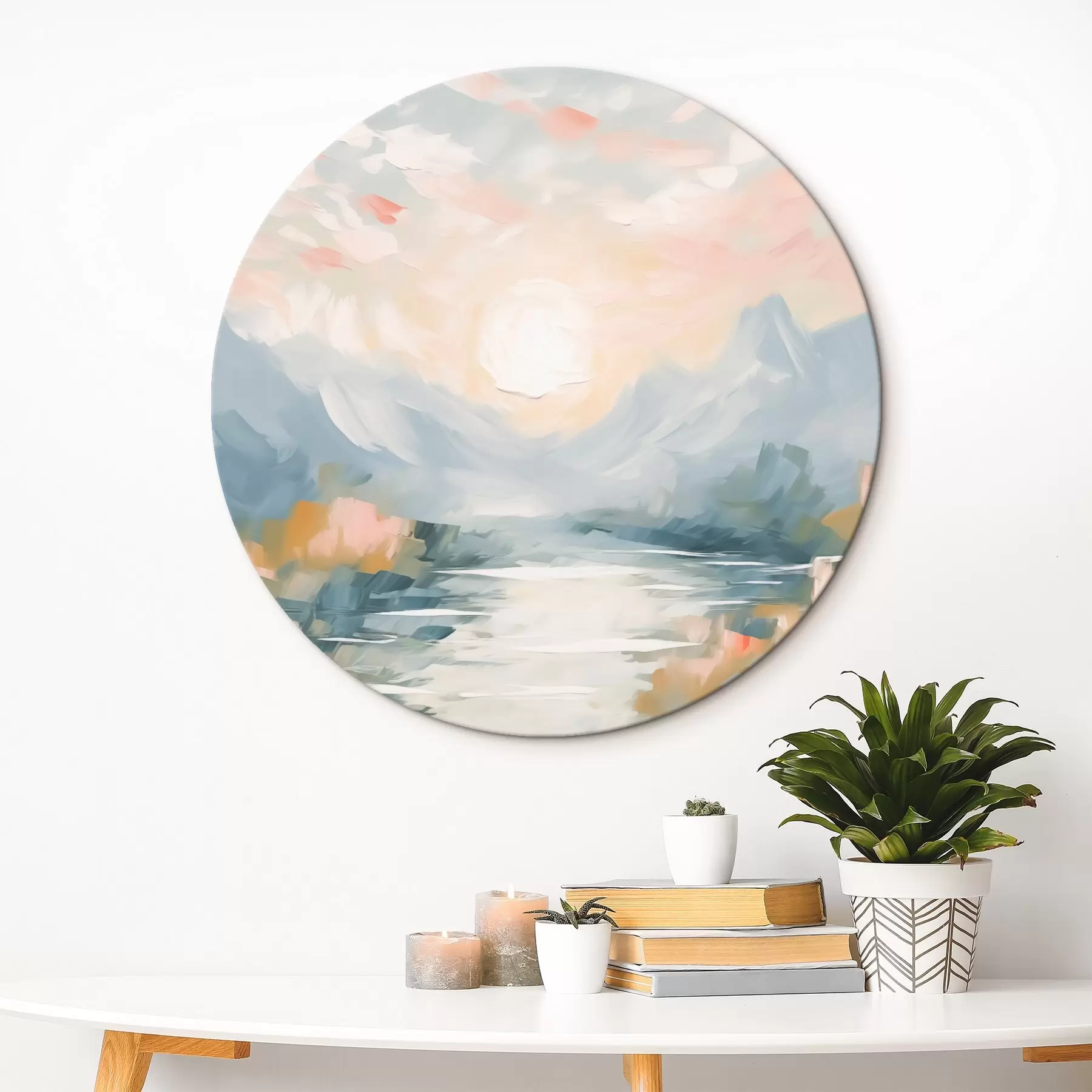  Peintures Abstraction des montagnes r44052