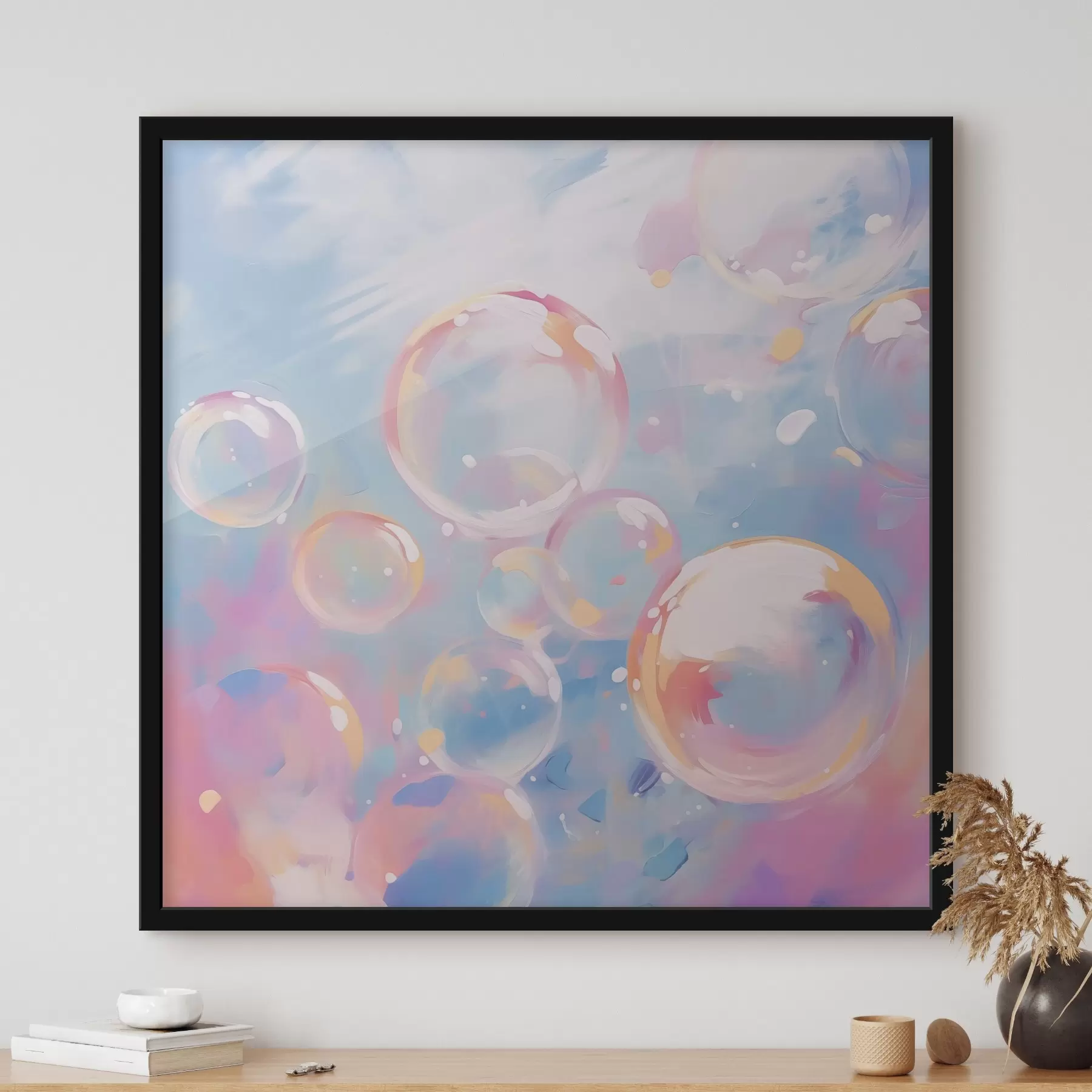  Peintures Bulles de savon f44033