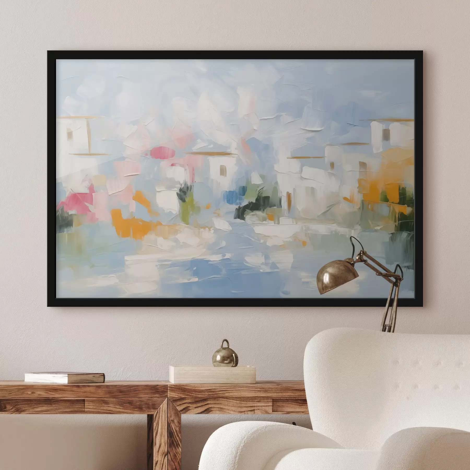 Fotobehang Abstracte huizen f44048