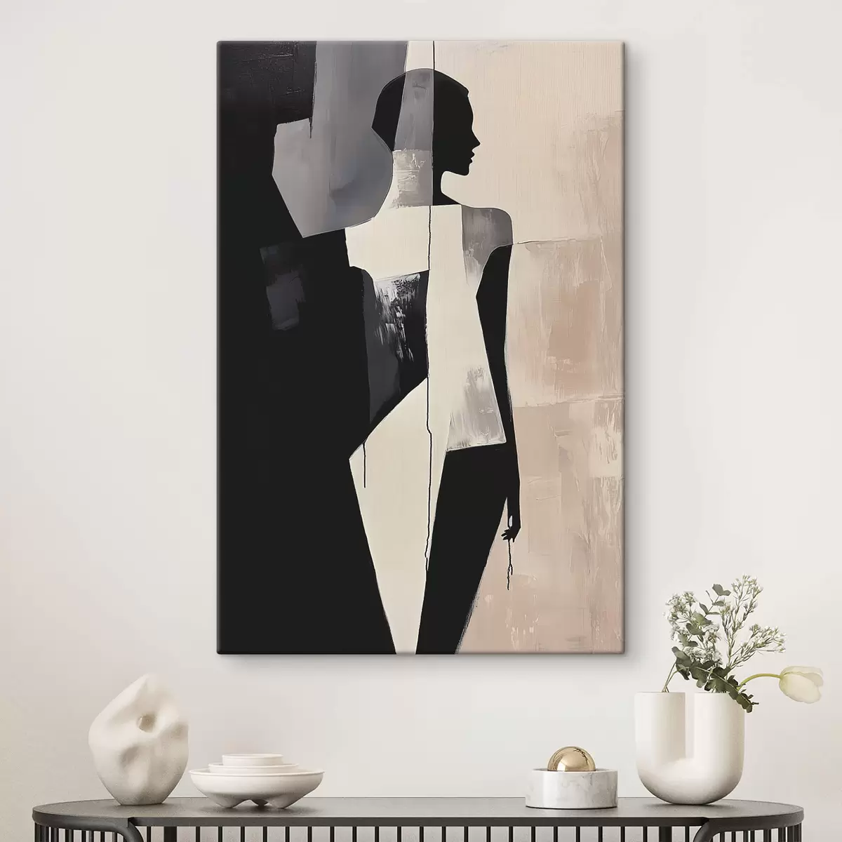  Peintures Silhouette abstraite s43969