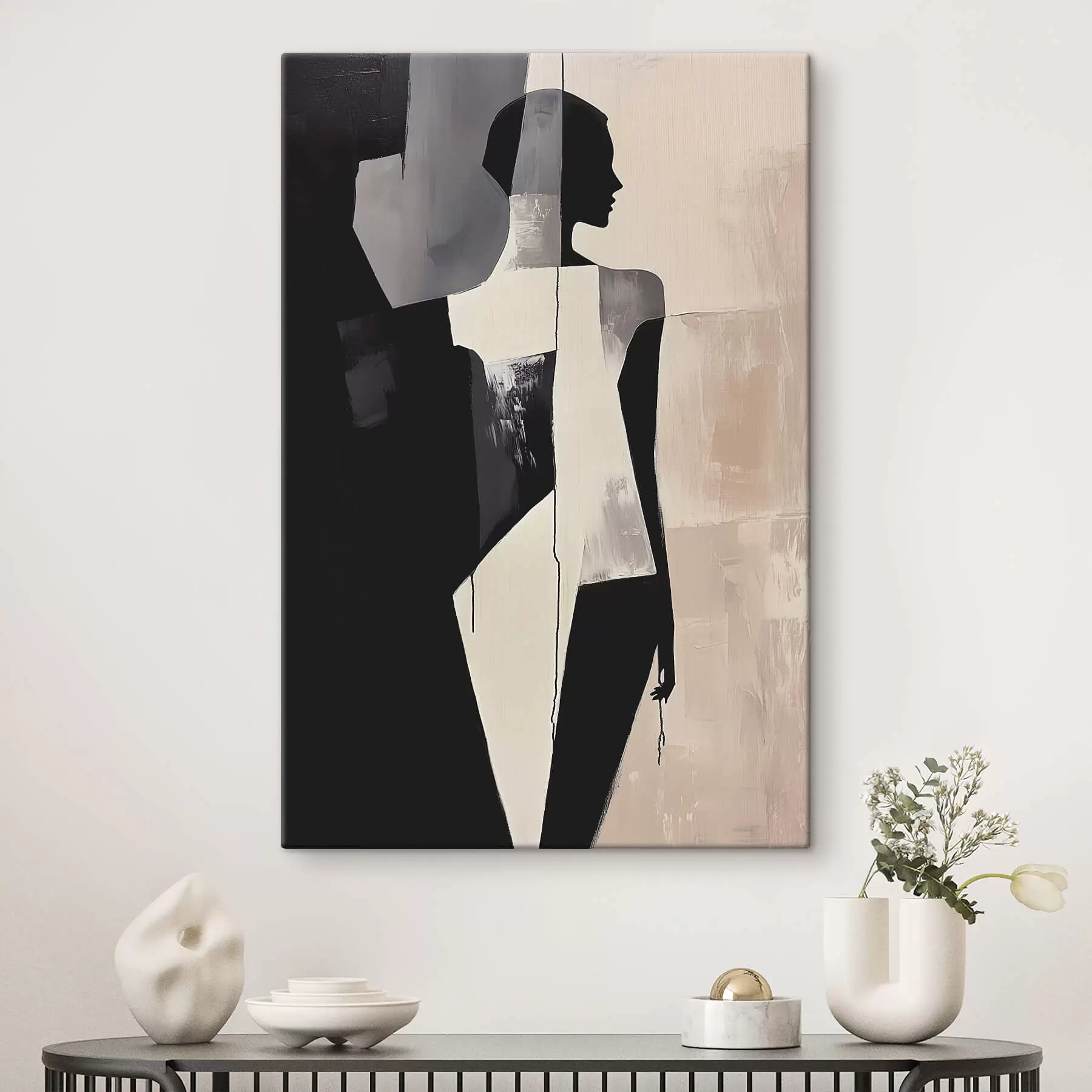  Peintures Silhouette abstraite s43969