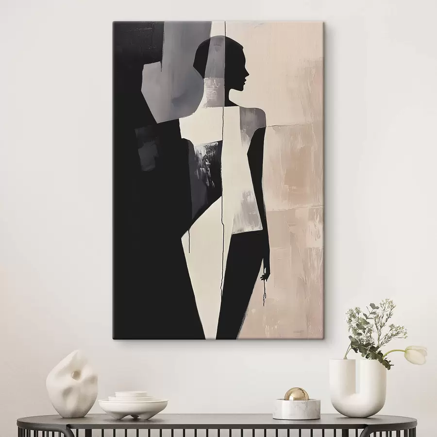  Peintures Silhouette abstraite s43969