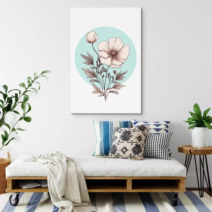  Peintures Fleur de pavot peinte s43995