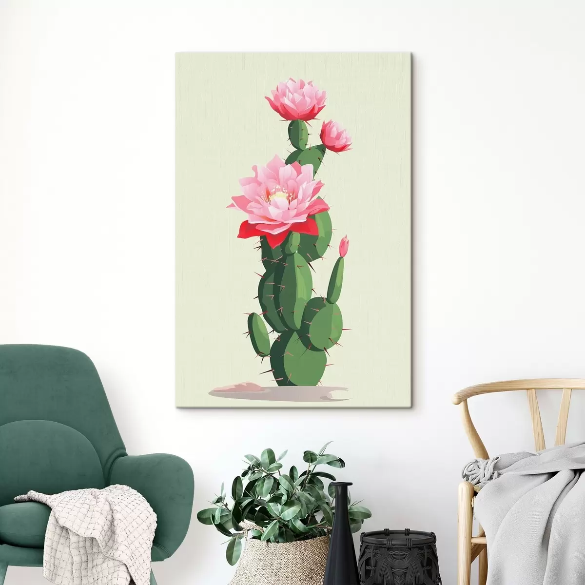 Schilderijen Prachtige cactusbloei s43997