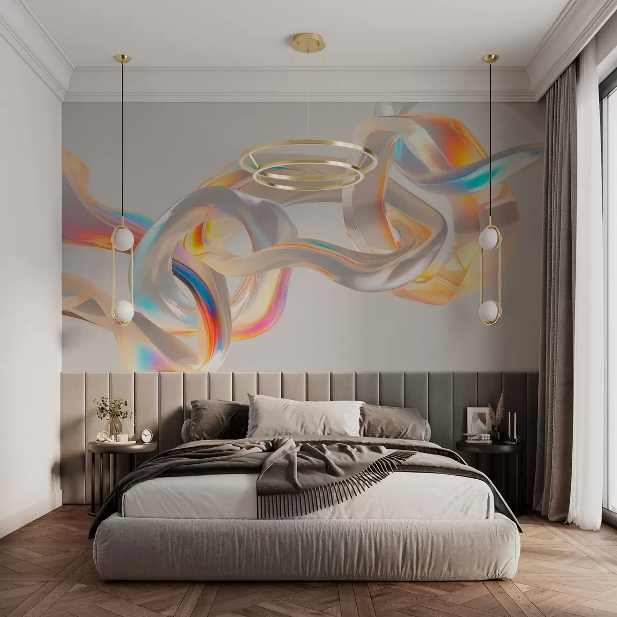Fotobehang Abstractie w03739