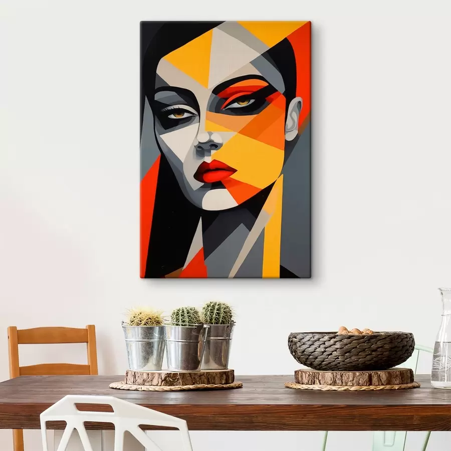  Schilderijen Abstract gezicht s44111