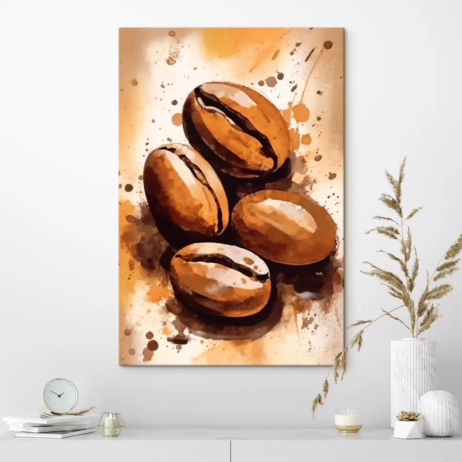  Peintures Grains de café s44115