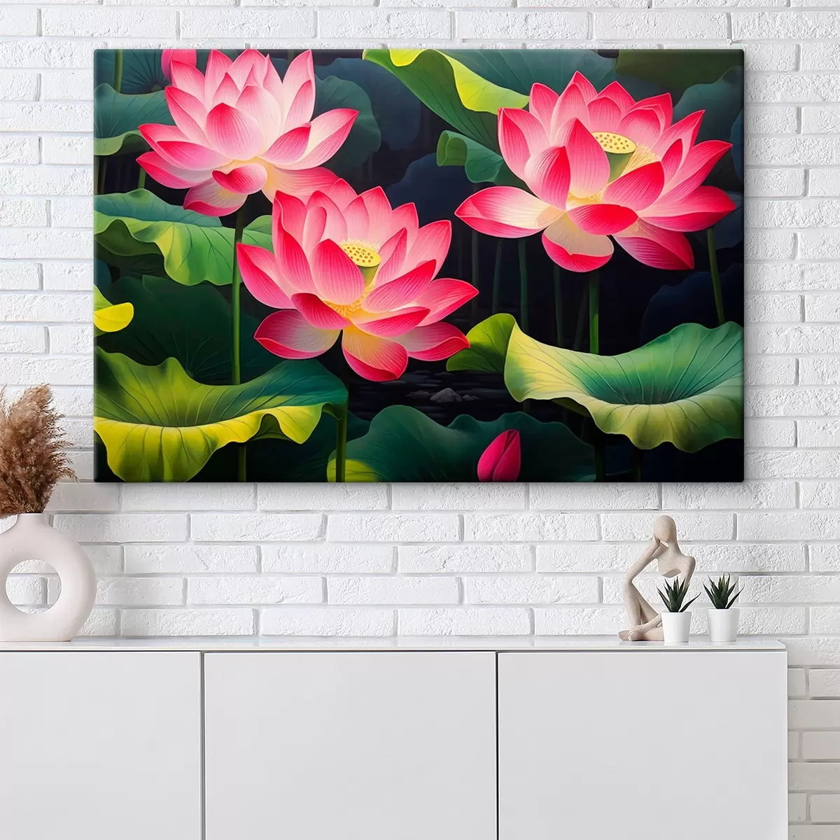  Peintures Les lotus s44120