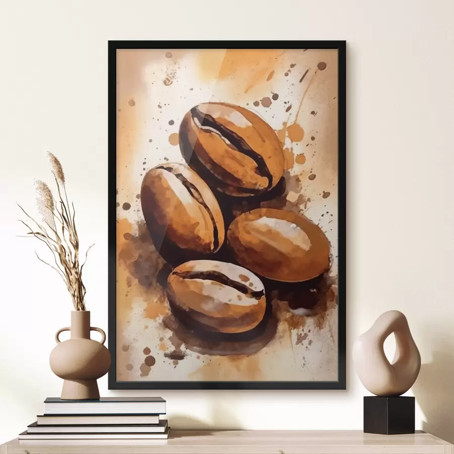 Fotobehang Koffiebonen f44115