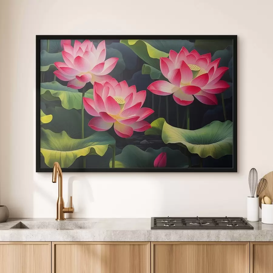 Papier peint photo Les lotus f44120