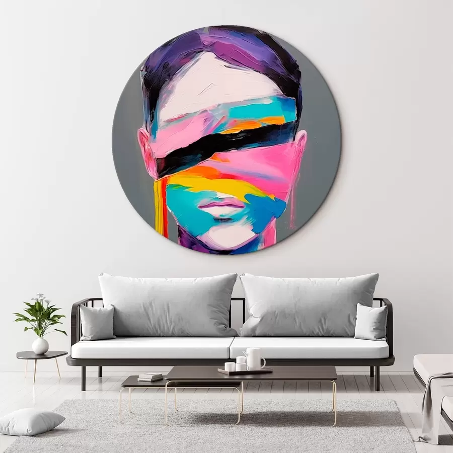  Schilderijen Abstract gezicht r44117