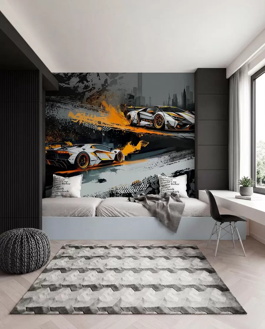 Fotobehang Stadsrace w03721