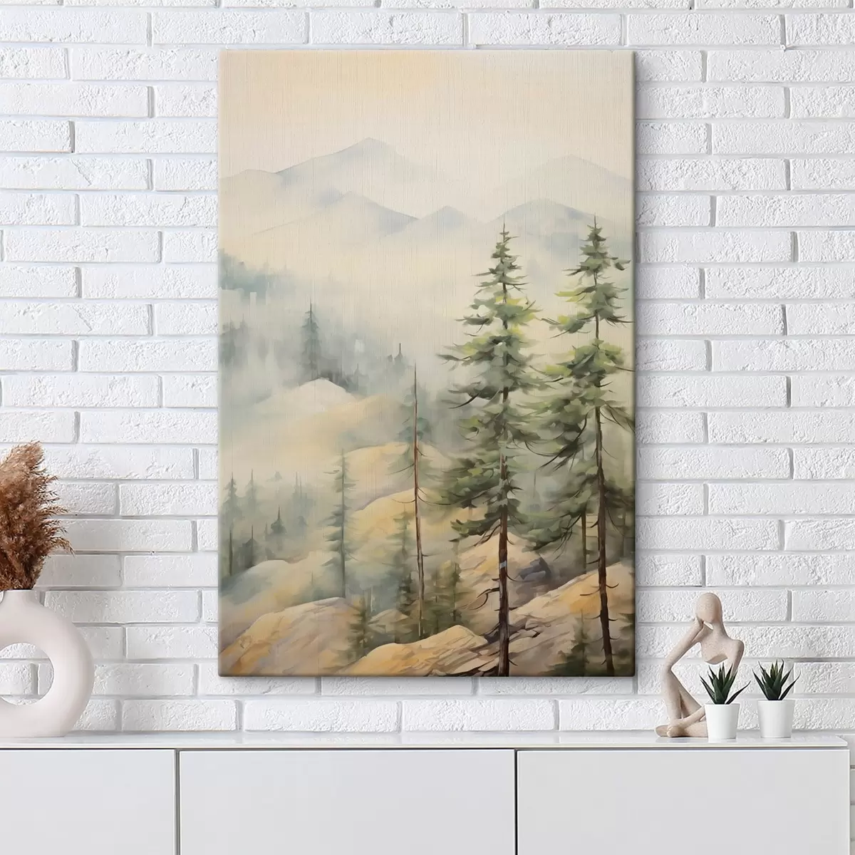  Schilderijen Ze aten bij de bergen s44124