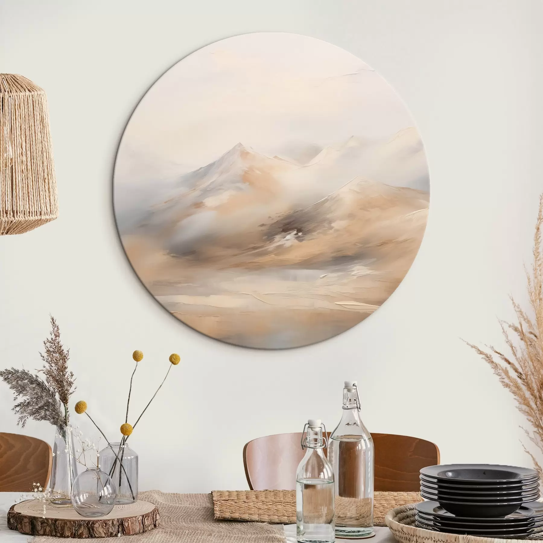  Schilderijen Bergen imitatieschilderij r44125