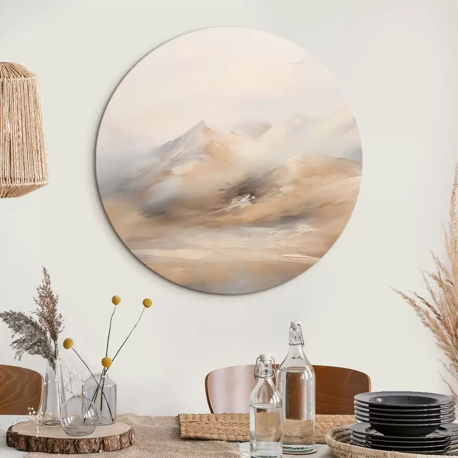  Schilderijen Bergen imitatieschilderij r44125