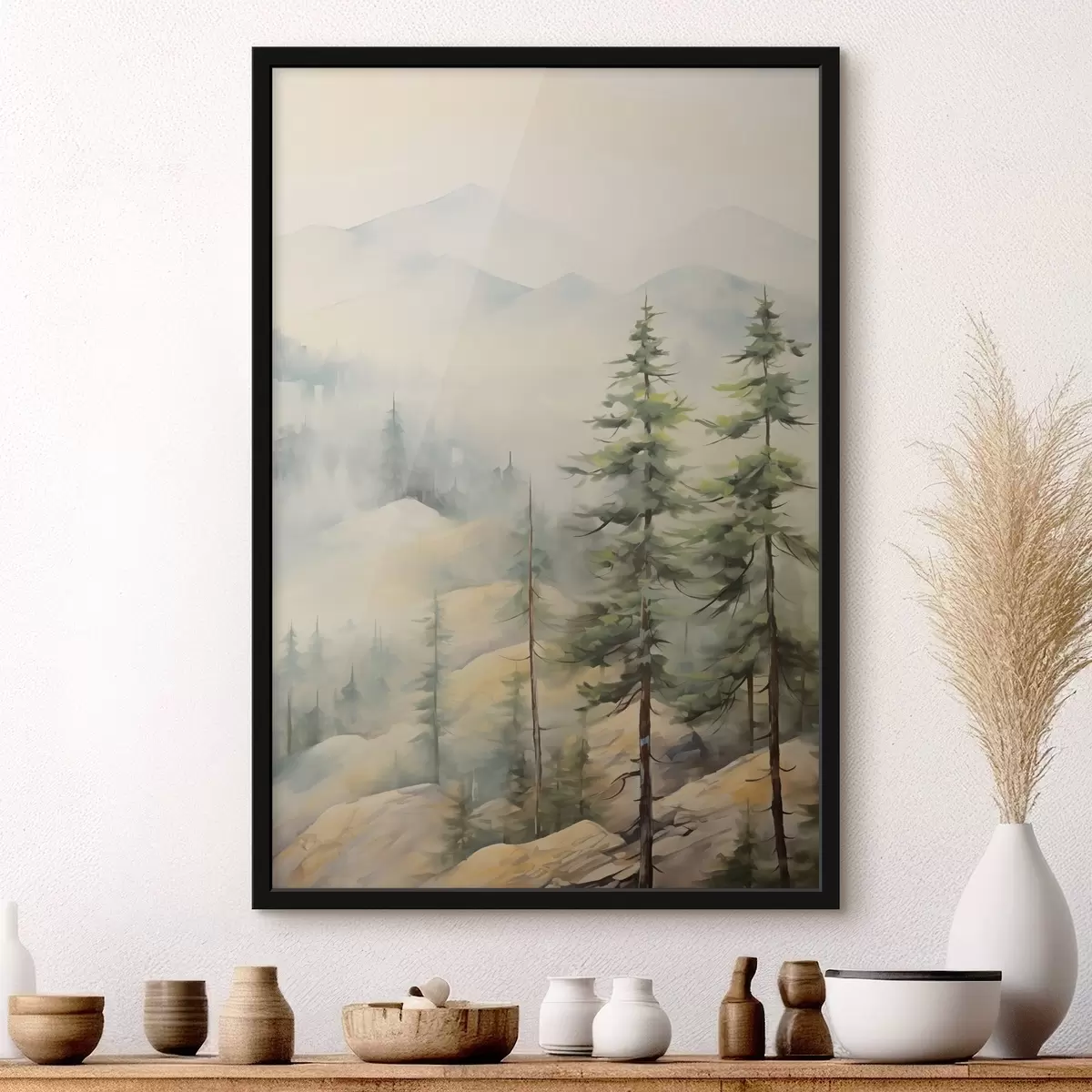 Affiche Ils ont mangé près des montagnes f44124