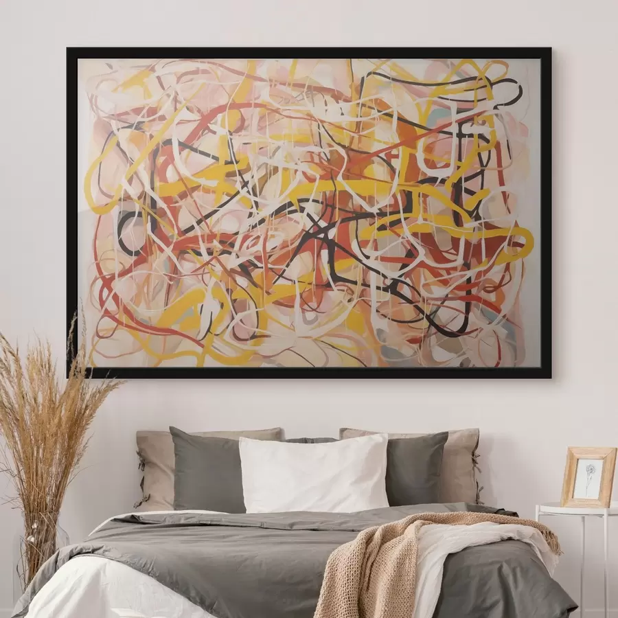 Papier peint photo Lignes enchevêtrées f44131