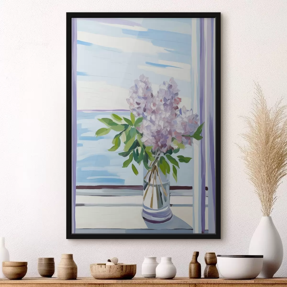 Affiche Un bouquet de lilas f44134