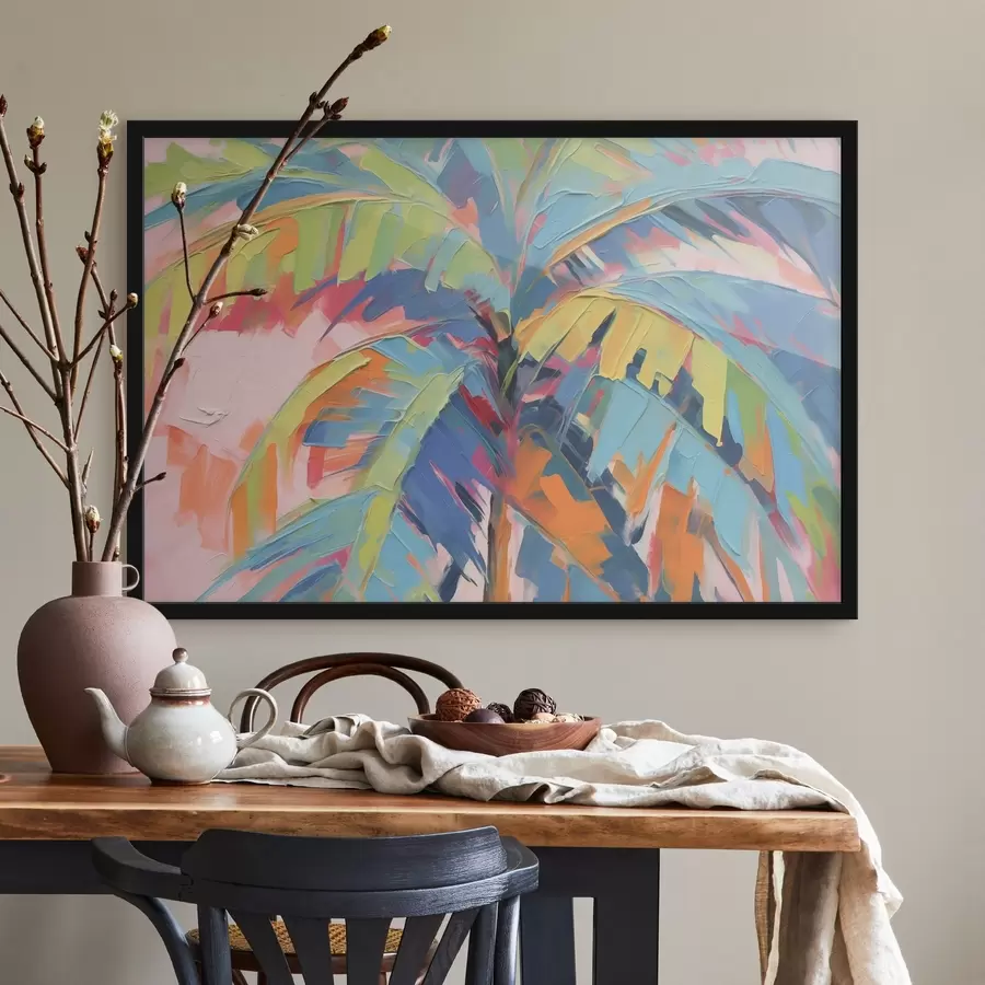 Fotobehang Helder palmblad f44135