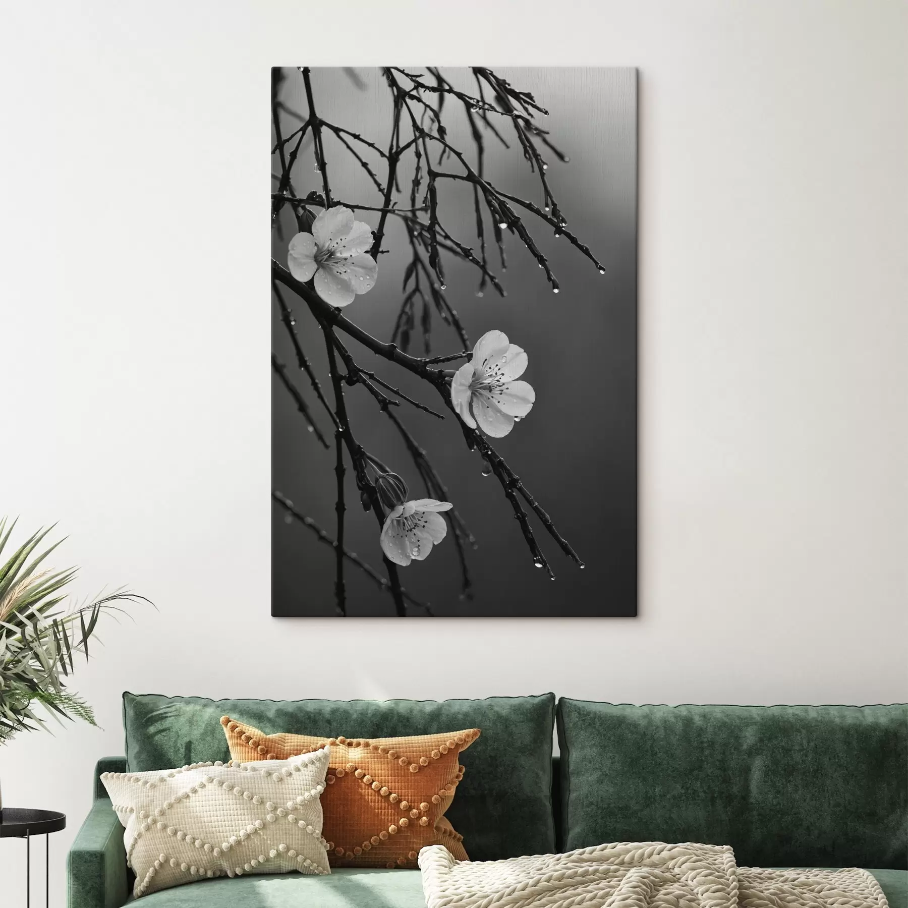  Peintures Fleurs sur les branches après la pluie s44098