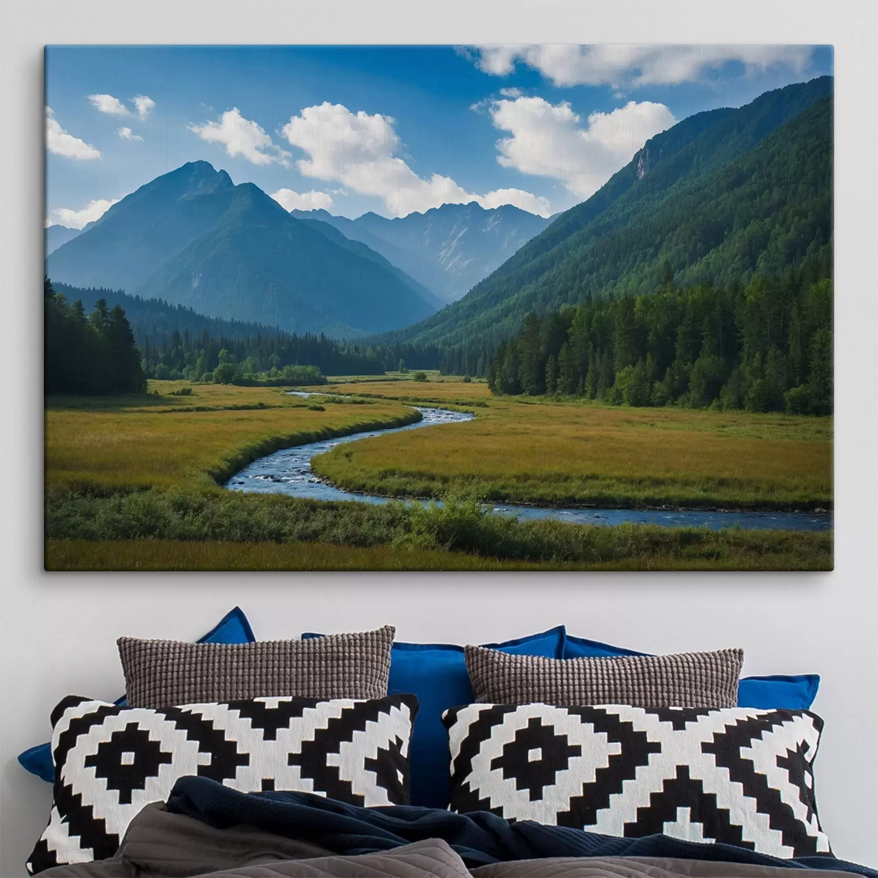 Papier peint photo Ruisseau de montagne s44099