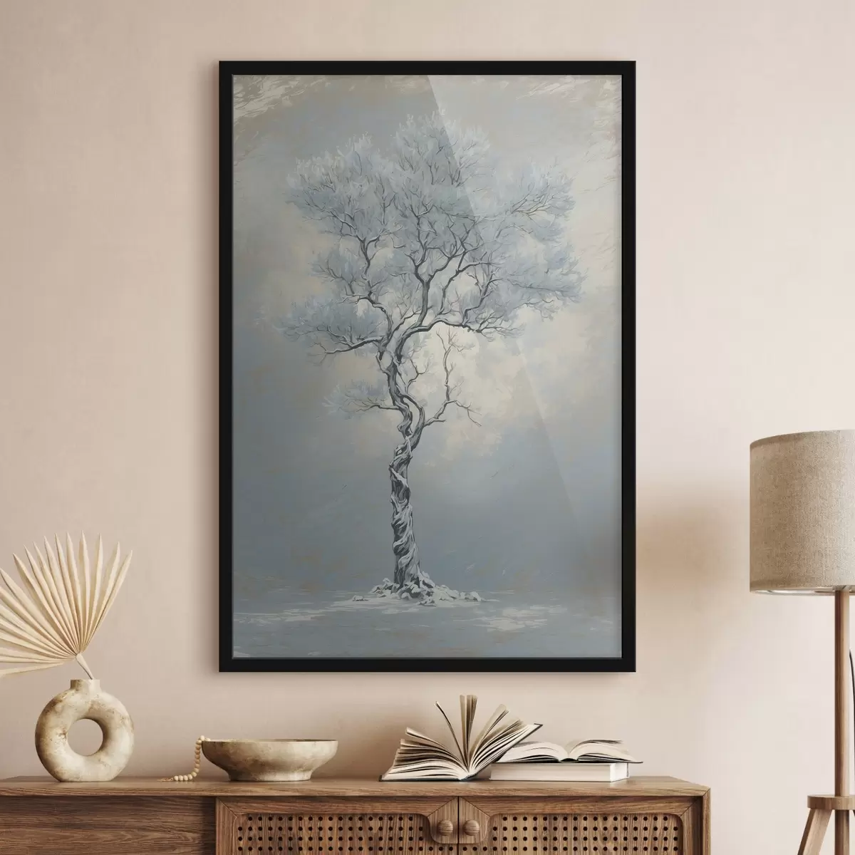 Affiche Arbre gelé f44087