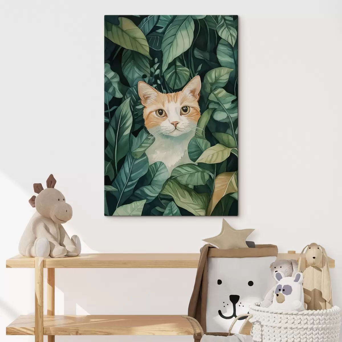  Peintures Le chat dans la jungle s44161