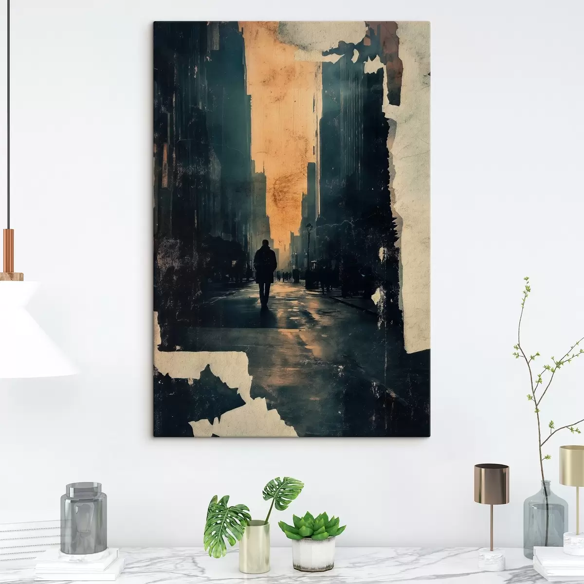  Schilderijen Alleen in de metropool s44180