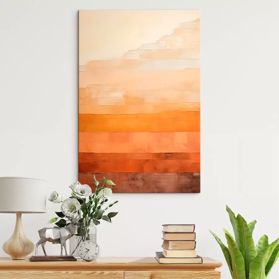  Schilderijen Vurige horizon s44189