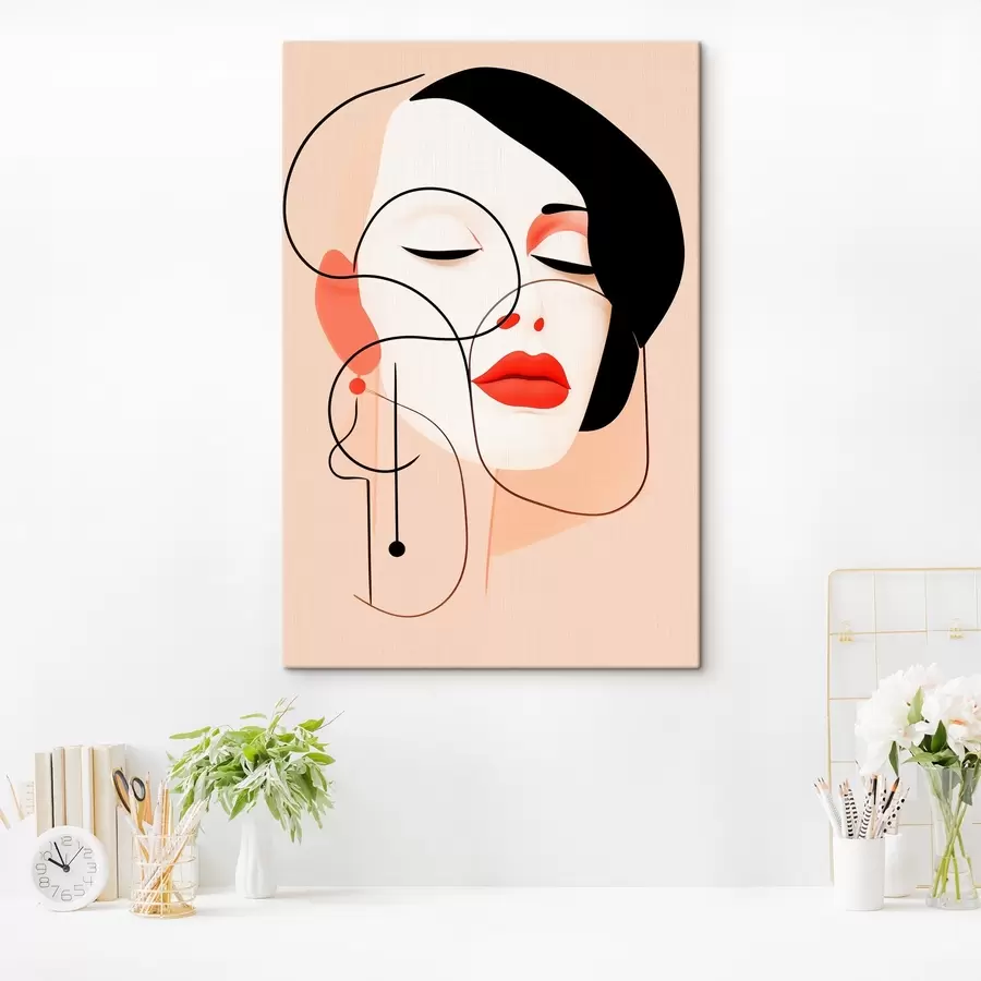  Schilderijen Elegantie van de blik s44206