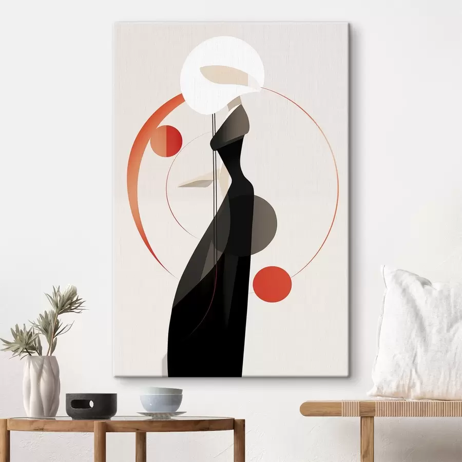  Peintures Silhouette dans la danse de la lumière s44208