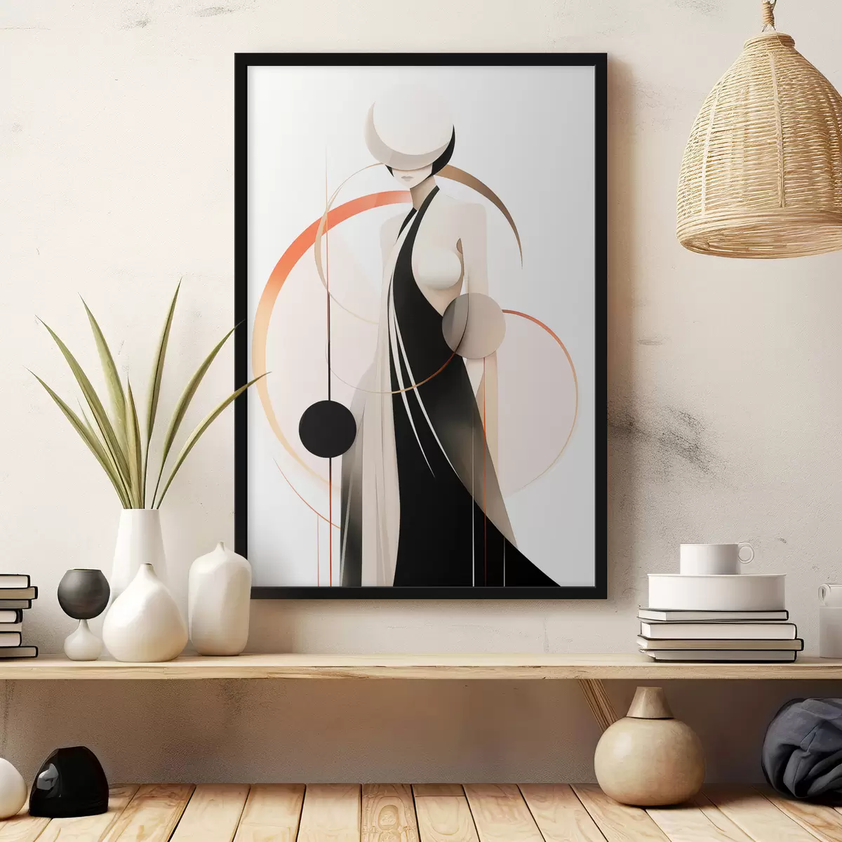 Poster Harmonie van tegengestelden f44200