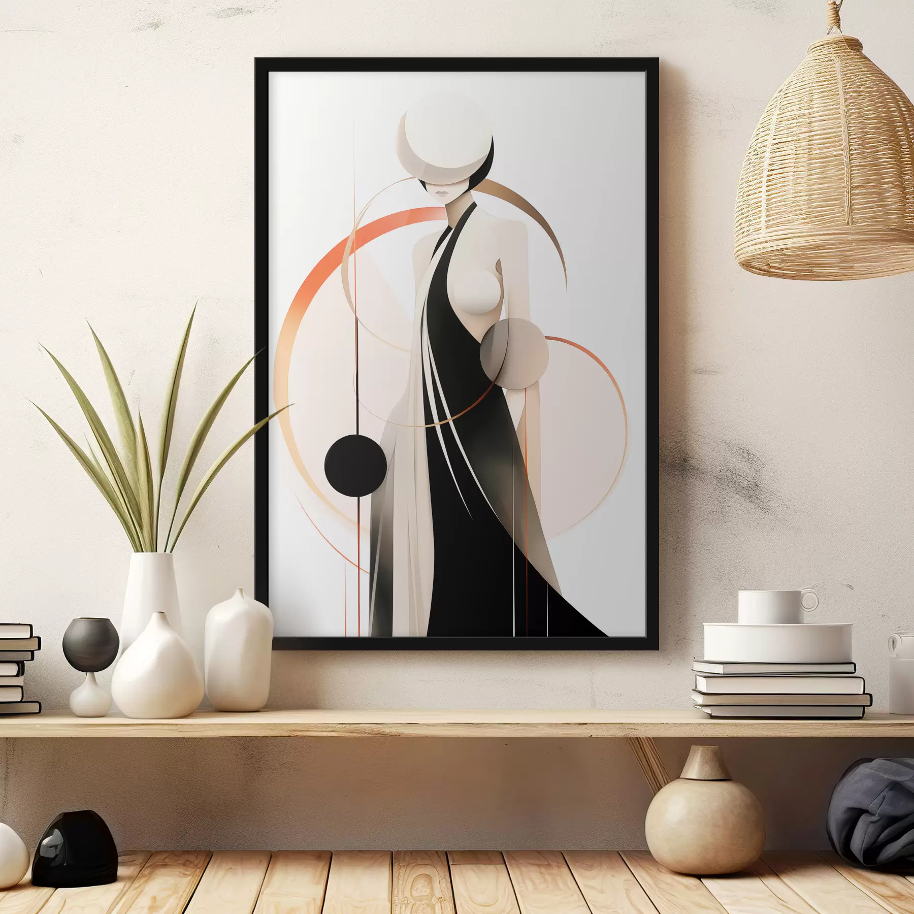 Fotobehang Harmonie van tegengestelden f44200