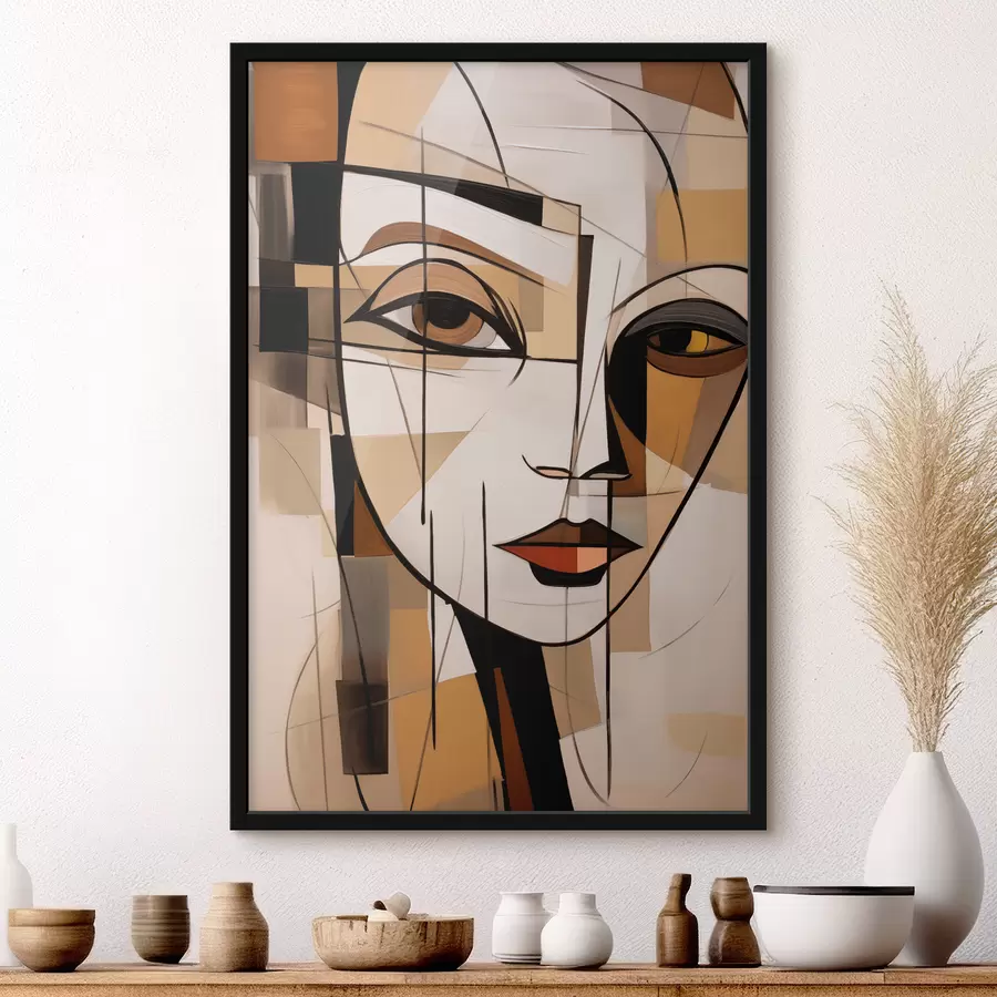 Papier peint photo Les deux visages de l'abstraction f44201