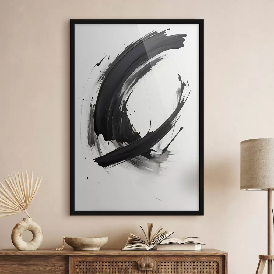 Papier peint photo Silhouette dans la danse de la lumière f44233