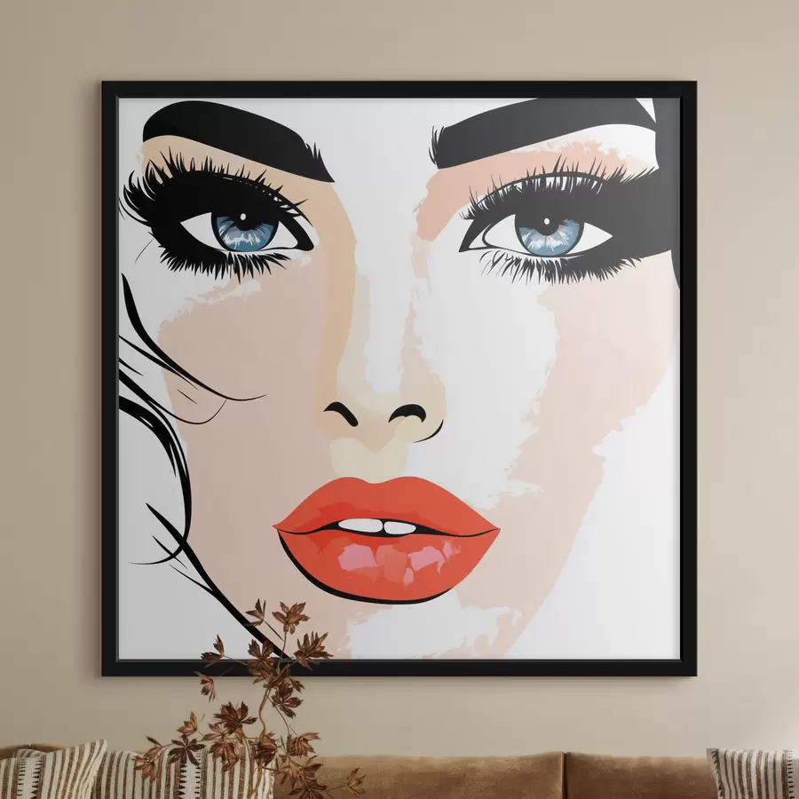 Fotobehang Portret van een meisje f44218