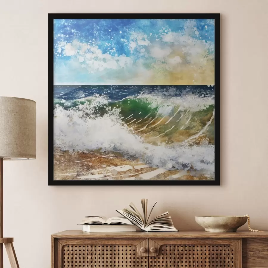 Fotobehang Zeekust f44221