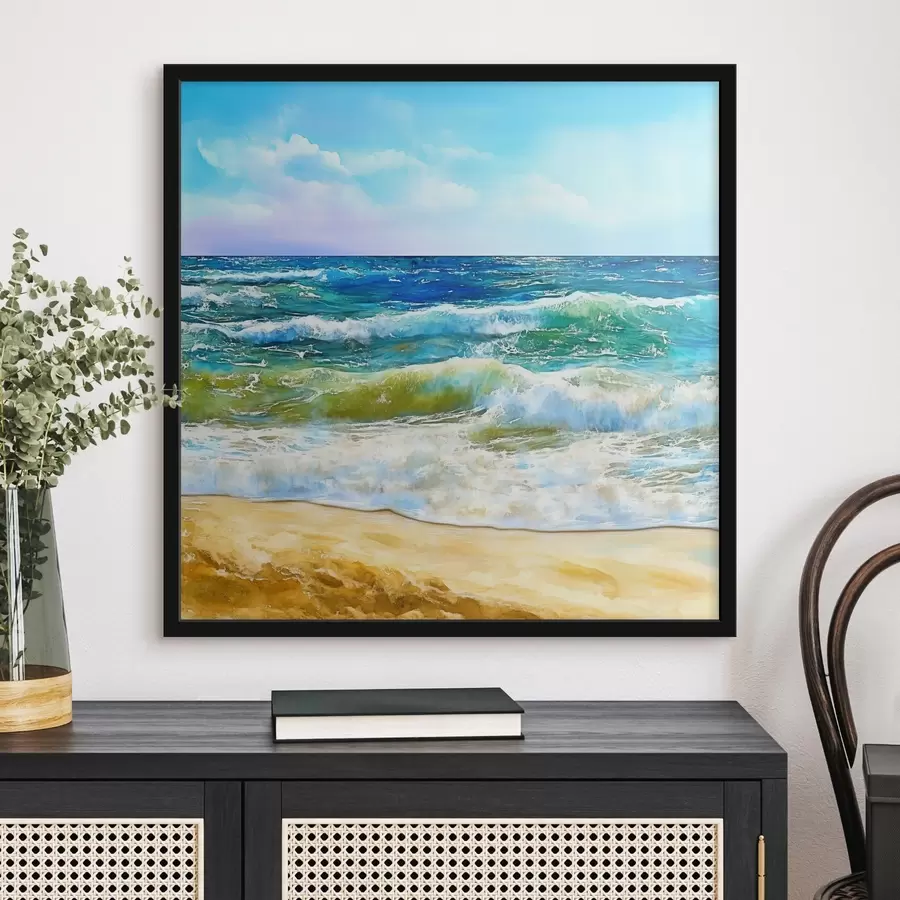 Fotobehang Uitzicht op zee f44223